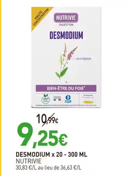 naturéO Nutrivie desmodium x 20 - 300 ml offre