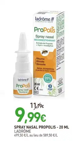 naturéO Ladrôme spray nasal propolis offre