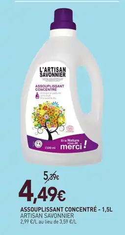 naturéO Artisan savonnier assouplissant concentré offre