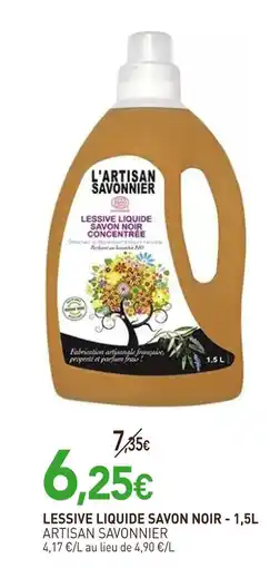 naturéO Artisan savonnier lessive liquide savon noir offre