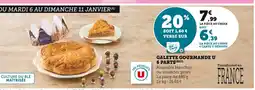 Super U U galette gourmande 6 parts offre