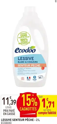 naturéO Ecodoo lessive senteur pêche offre