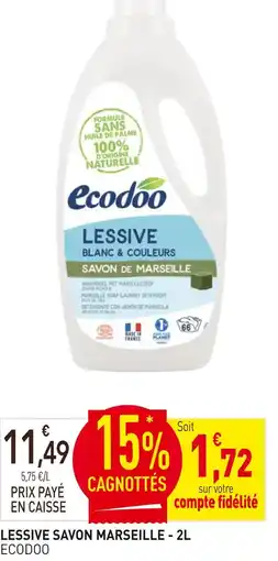 naturéO Ecodoo lessive savon marseille offre