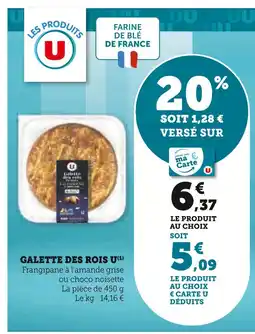 Super U U galette des rois offre