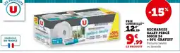 Super U U recharges galet percé 500gr x4 + 50% gratuit offre