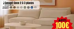Maxi Bazar Canapé coco 2 à 3 places offre