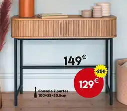 Maxi Bazar Console 2 portes offre