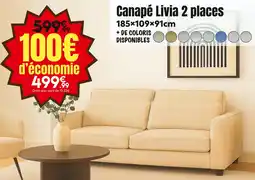 Maxi Bazar Canapé livia 2 places offre