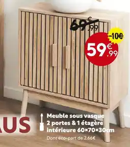 Maxi Bazar Meuble sous vasque offre