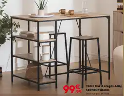 Maxi Bazar Table bar 3 etages aliaj offre