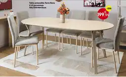 Maxi Bazar Table extensible terra nova 6 à 8 personnes offre