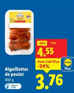Lidl Le gaulois aiguillettes de poulet offre