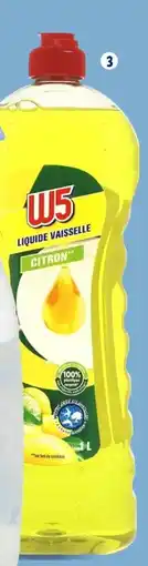 Lidl W5 liquide vaisselle grand format offre