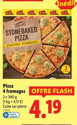 Lidl Alfredo pizza 4 fromages offre