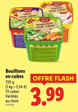 Lidl Knorr bouillons en cubes offre
