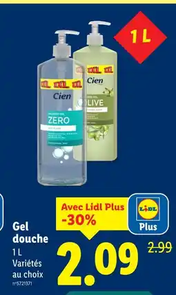 Lidl Cien gel douche offre