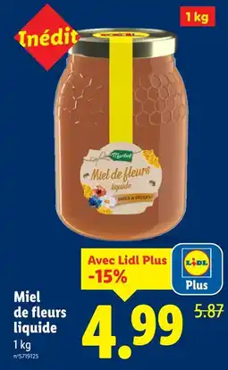 Lidl Maribel miel de fleurs liquide offre