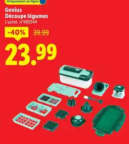 Lidl Genius découpe légumes offre