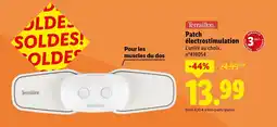 Lidl Terraillon patch électrostimulation offre