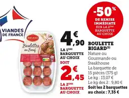 U Express Bigard boulette offre