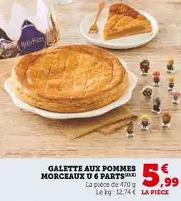 U Express U galette aux pommes morceaux 6 parts offre