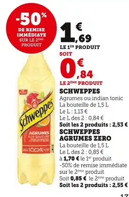 U Express Schweppes offre