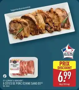 ALDI St clement le boucheur 8 cotes de porc échine sans os offre