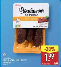 ALDI Le marsigny - boudin noir à l'ancienne offre