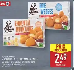 ALDI Assortiment de fromages panés offre
