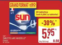 ALDI Sun - tablette lave-vaisselle classic offre