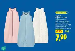 Lidl Lupilu - gigoteuse bébé offre