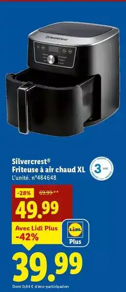 Lidl - friteuse à air chaud xl