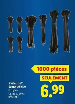 Lidl Parkside - serre-cables offre