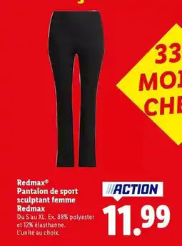 Lidl Redmax - pantalon de sport sculpant femme offre