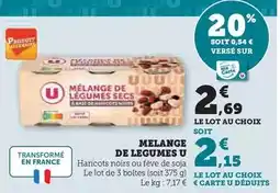 Hyper U U - melange de legumes offre