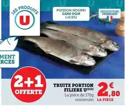 Hyper U U - truite portion filiere offre