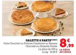 Hyper U Galette 6 parts offre