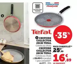 Hyper U Tefal - crepiere collector 28cm offre