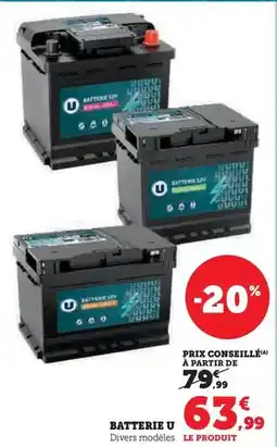 Hyper U U - batterie offre