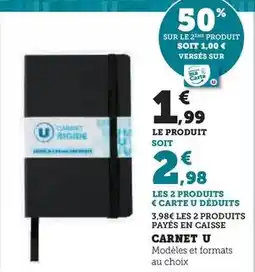 Hyper U U - carnet offre