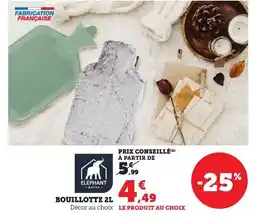 Bi1 Elephant - bouillotte 2l offre