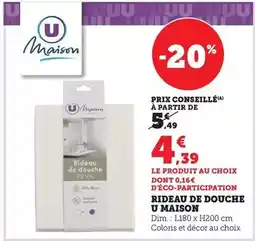 Bi1 U - rideau de douche offre