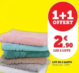 Bi1 Lot de 2 gants offre