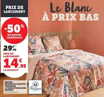 U - housse de couette a prix bas