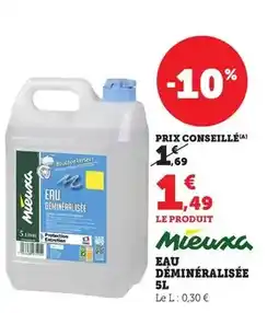 Bi1 Mieuxa - eau déminéralisée 5l offre