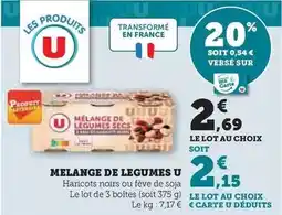 Super U U - melange de legumes offre