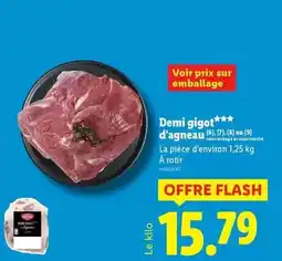 Lidl L'etal du boucher - demi gigot d'agneau offre