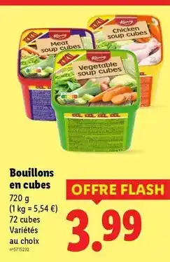 Lidl Kania - bouillons en cubes offre