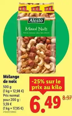 Lidl Alesto - mélange de noix offre
