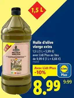 Lidl Primadonna - huile d'olive vierge extra offre